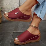 Isabelle | Komfortable Wedge-Pantolette