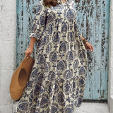 Molly - Kleid im Boho-Mosaikdesign