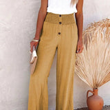 Riana - Hochgeschnittene Relaxed-Hose