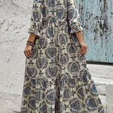 Molly - Kleid im Boho-Mosaikdesign