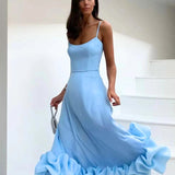 Eliana | Elegantes Maxikleid mit Rüschen
