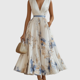 Rowella | Elegantes Maxikleid mit Plissee