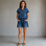 Stephanie | Elegant denim dress