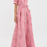 Aria | Kleid mit Puffärmeln und kurzen Ärmeln
