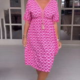 Felicity - Kleid mit Küstenwellen-Design