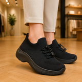 Orthopaedische Stricksneaker - Tiefschwarz