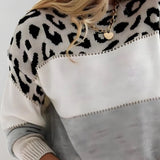 Diane | Leopard-accent sweater
