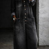 Elena | Jeans-Overall mit schulterfreien Trägern