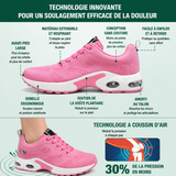 Orthopaedische Stricksneaker - Schwarz Rot