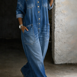 Sophia | Off-Shoulder-Jeans-Overall