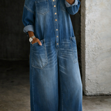 Sophia | Off-Shoulder-Jeans-Overall