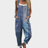 Komfortable Bedruckte Latzhose