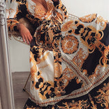 Faye - Boho Print Kleid