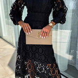 Eloah | Edles Midikleid aus Spitze