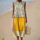 Comfortable sleeveless summer dress
