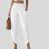 Essari - trousers with slit at the hem