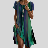 Genna - Legeres Boho-Gradient-Kleid