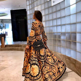 Faye - Boho Print Kleid