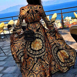 Faye - Boho Print Kleid