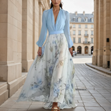 Peniel | Elegantes Blumen-Maxikleid