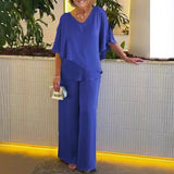 Martha | Set with Wide-Leg Trousers