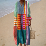 Elegant summer dress with print
