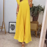 Vita | Ärmelloses Plisseekleid