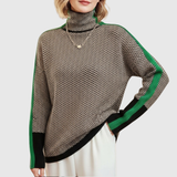 Eleanor | Luxury Herringbone High Neck