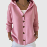 Hoodie-Strickjacke