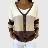 Soft knitted cardigan with buttons