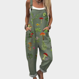 Comfortable Printed Dungarees