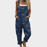 Komfortabler Bedruckter Jumpsuit