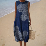 Comfortable sleeveless summer dress