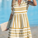 Katrina - Sommerkleid mit geometrischen Mustern