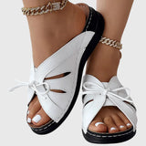 Darcy - Elegante Slip-On Sandalen mit Schleifendetail