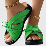 Darcy - Elegante Slip-On Sandalen mit Schleifendetail