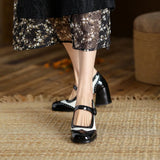 Yvonne | Mary Janes aus echtem Schafleder