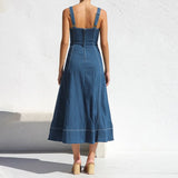Élen | Jeans-Midikleid