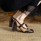 Yvonne | Mary Janes aus echtem Schafleder