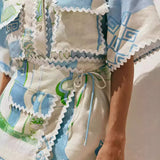 Solene - Elegant Patchwork Ensemble