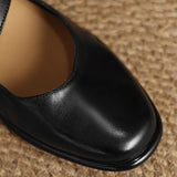 Sandra | Flats aus echtem Rindsleder