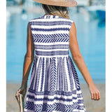 Katrina - Sommerkleid mit geometrischen Mustern