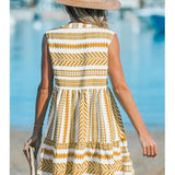 Katrina - Sommerkleid mit geometrischen Mustern