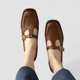 Kyrahnae | Orthopädische Mary Jane Schuhe mit T-Riemchen
