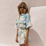 Solene - Elegant Patchwork Ensemble