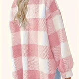 Martin | Elegante karierte Fleecejacke