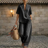Céleste | V-Ausschnitt-Jeansset