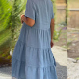 Bexley - Elegantes Sommerkleid mit V-Ausschnitt
