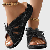 Darcy - Elegante Slip-On Sandalen mit Schleifendetail