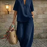 Céleste | V-Ausschnitt-Jeansset